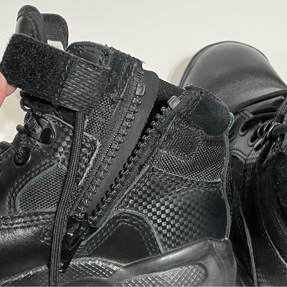 5.11 ATAC 6" Side Zip Black Boots Womens 5 Work Boot Leather Police EMS Security - Picture 8 of 9